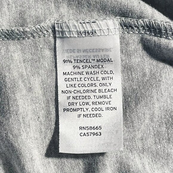 Nordstrom Moonlight Eco Knit Pajama Set — Heather Gray — NWT — Size L - Picture 11 of 13